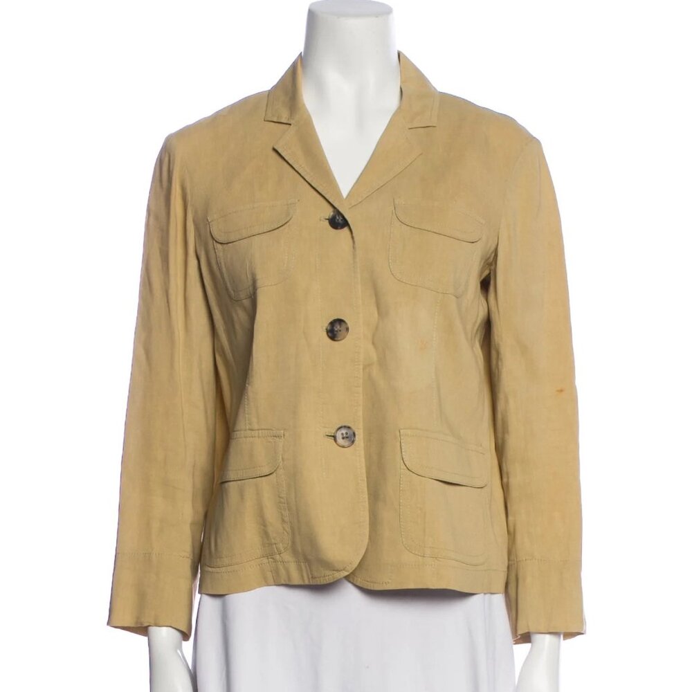 Theory Linen-Viscose Blend Blazer Jacket